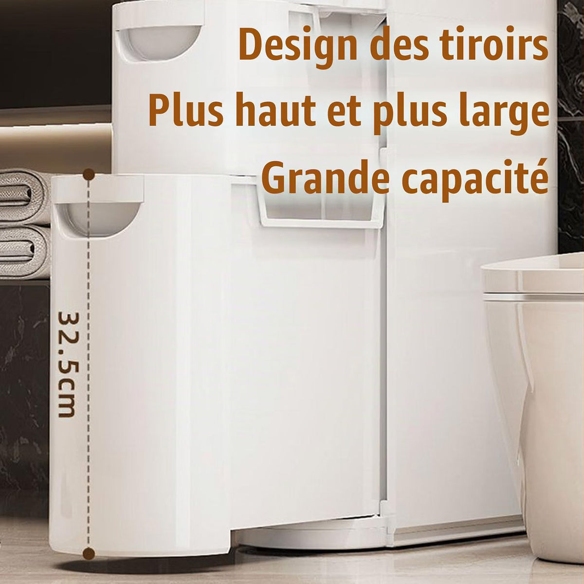 Étagère de salle de bain en acier inoxydable à 4 niveaux