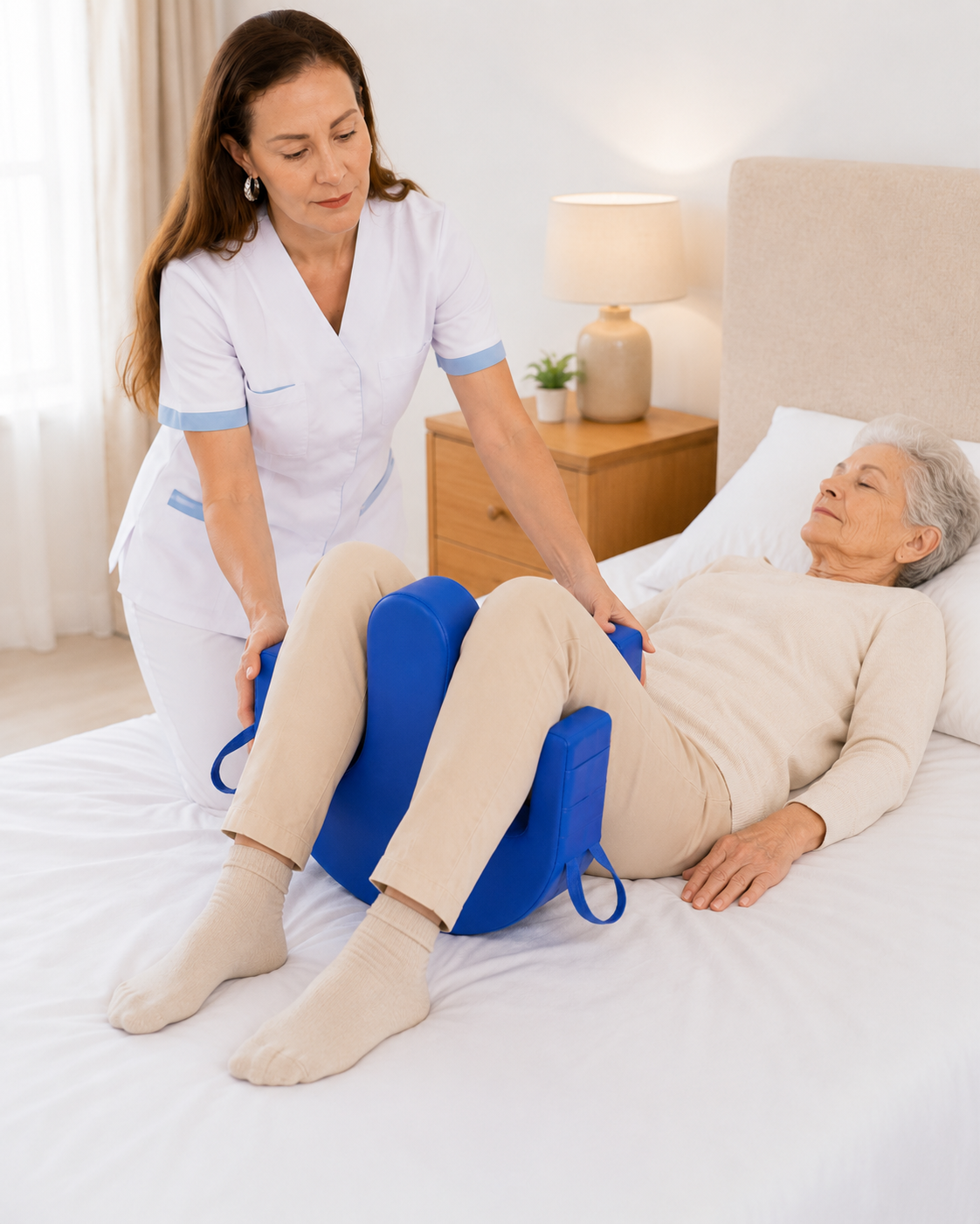 Coussin de Retournement pour Personnes Âgées et Handicapées – Aide au Positionnement au Lit