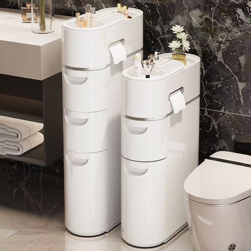 Étagère de salle de bain en acier inoxydable à 4 niveaux