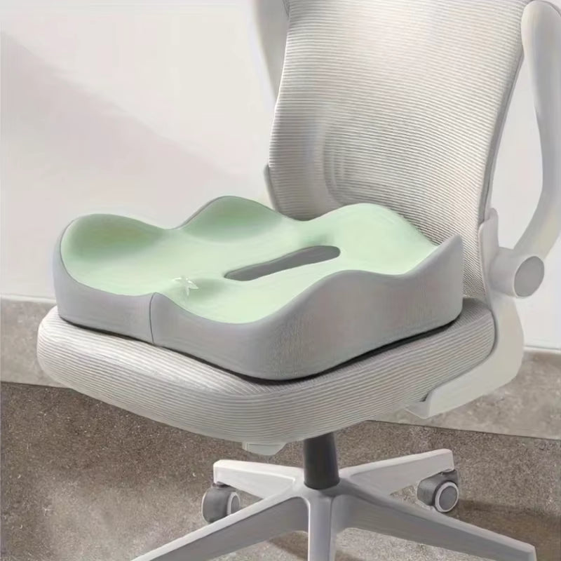 Coussin Siège Ergonomique Mousse à Mémoire de Forme – Anti-Douleur, Base Antidérapante